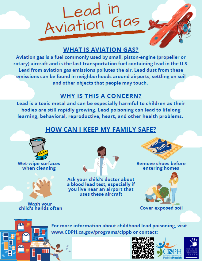 Screen shot of aviation gas flyer