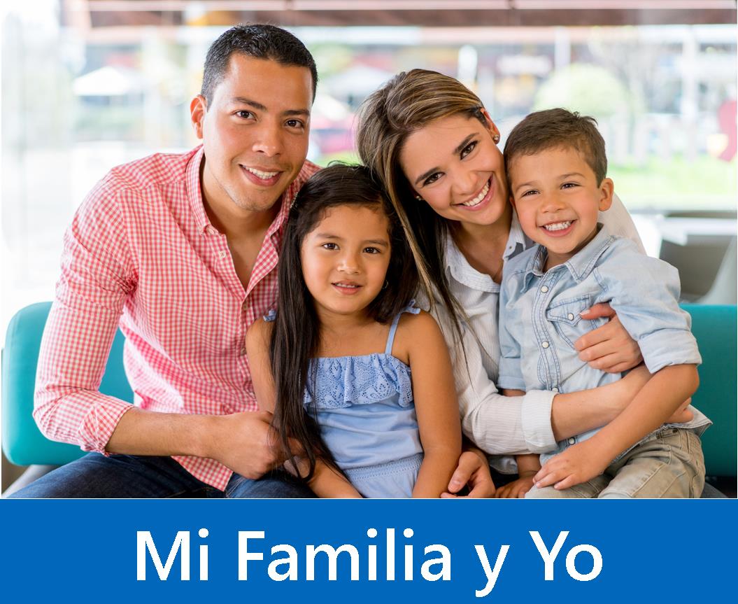 Family sitting on couch