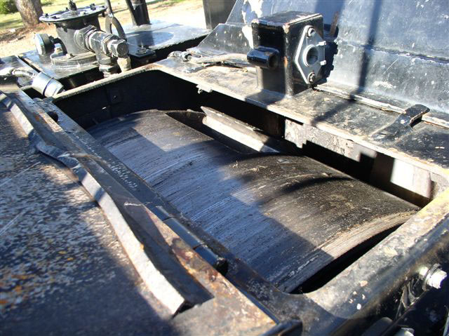 The drum of the wood chipper that the rope was wrapped around.