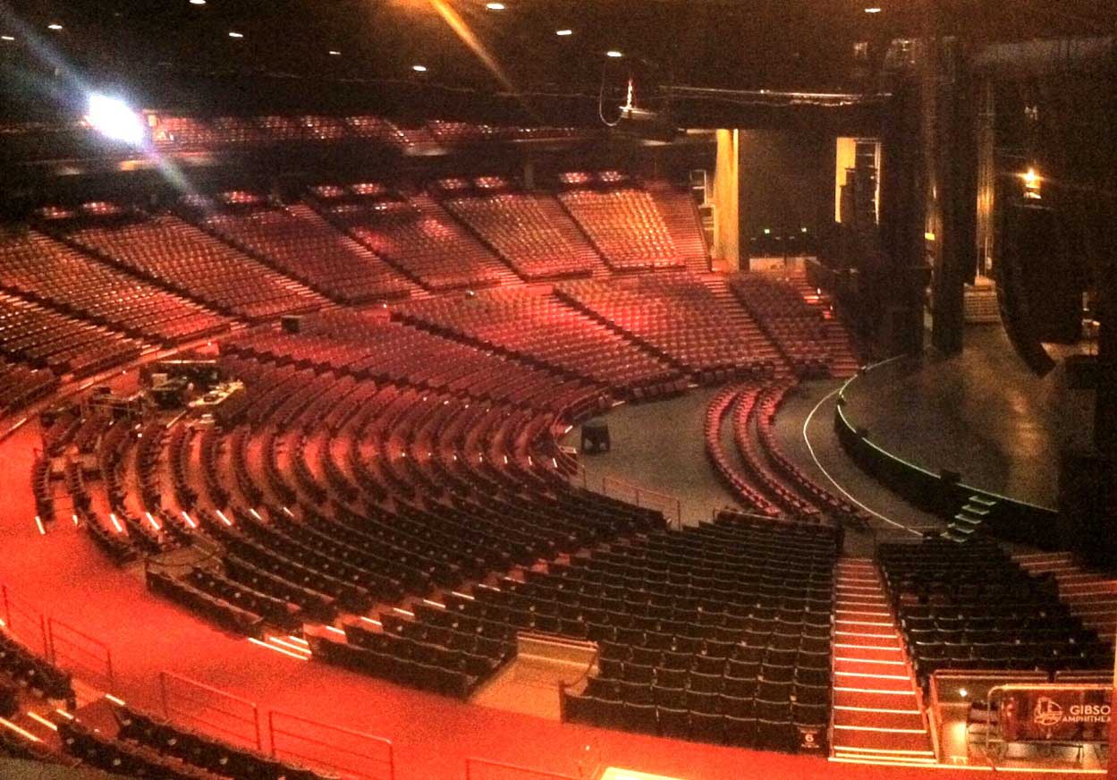 A view showing the high ceilings. The worker fell from high above the ceiling to the floor at the bottom.