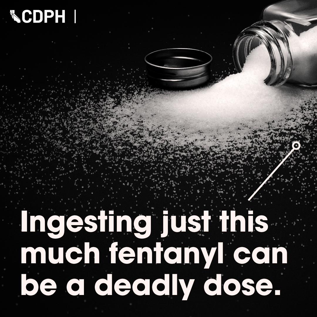 Ingesting a tiny amount of fentanyl can be a deadly dose Ingesting a tiny amount of fentanyl can be a deadly dose