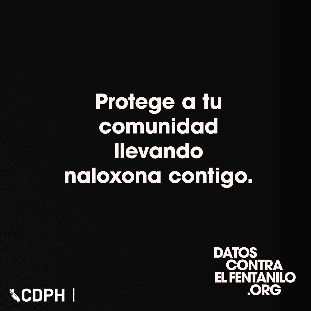 Protege a tu comunidad llevando naloxona contigo Protege a tu comunidad llevando naloxona contigo