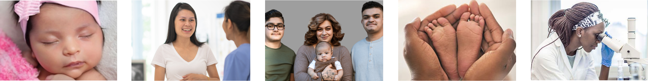 Five Family Photo Collage