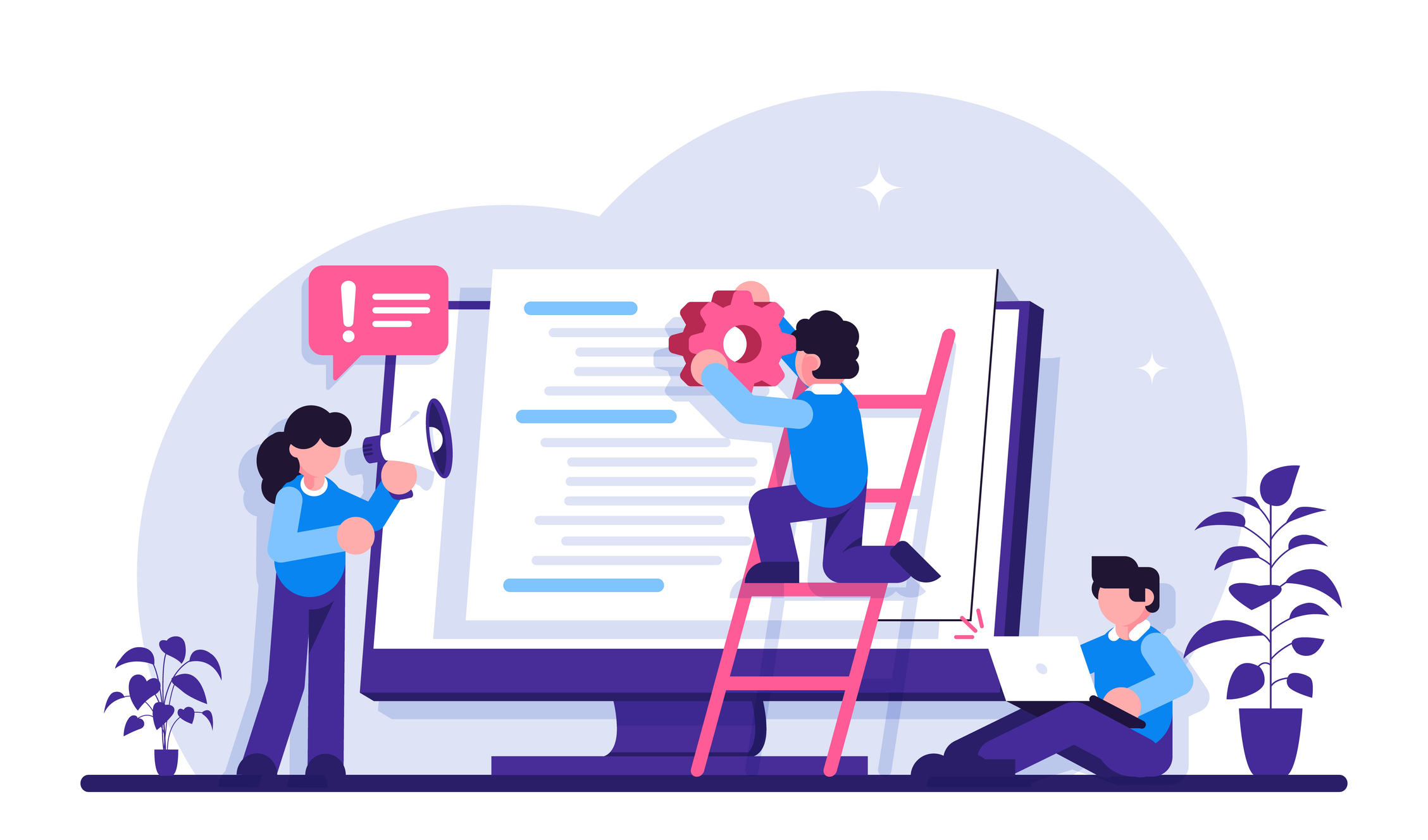 Online content development