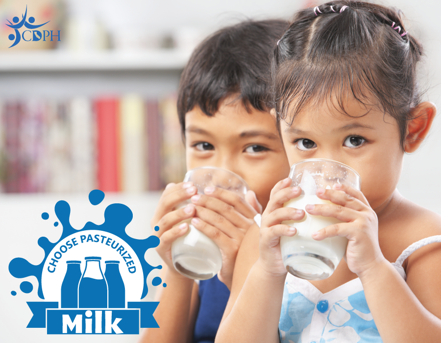 Choose pasteurized milk.