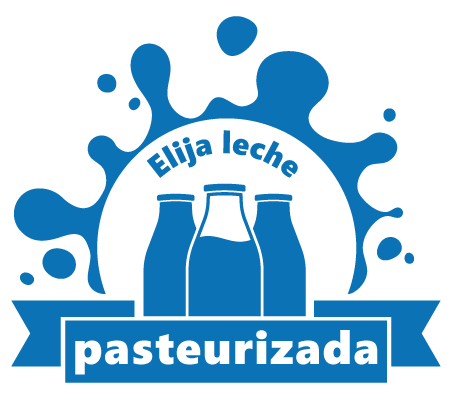 Elija leche pasteurizada