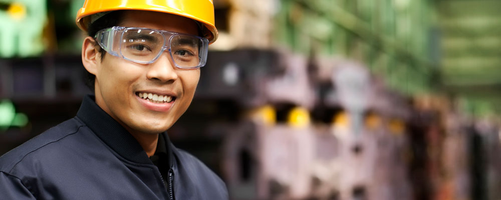 industrial engineer smiling