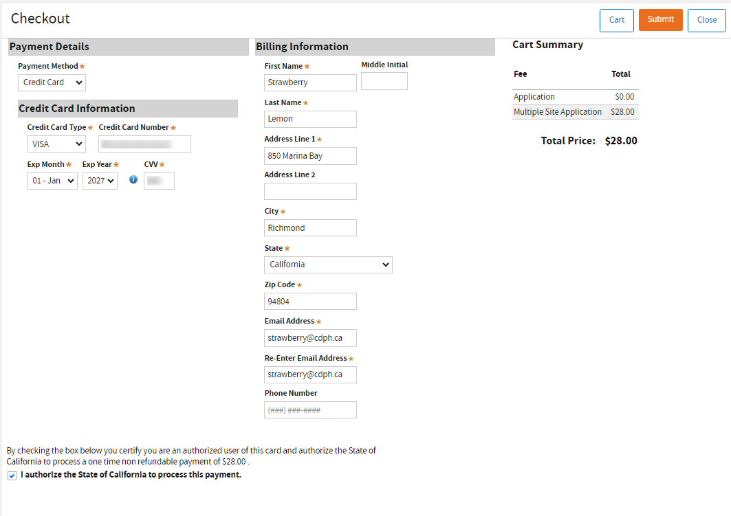 Fillable Billing information Fillable Billing information