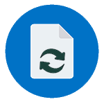 paper with circulating arrow