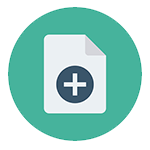 paper with plus sign